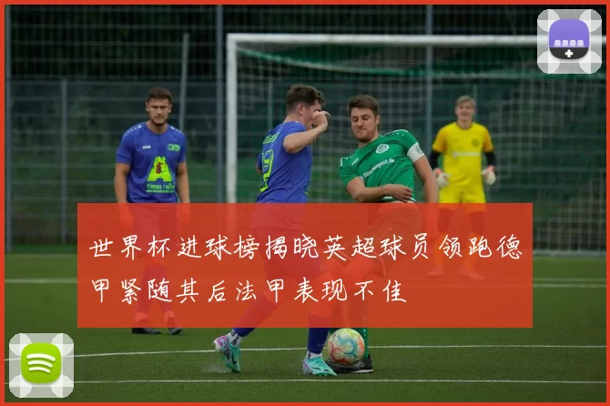 世界杯进球榜揭晓英超球员领跑德甲紧随其后法甲表现不佳