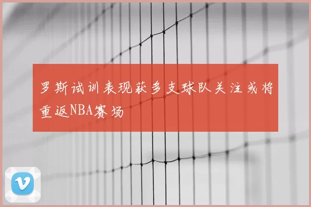 罗斯试训表现获多支球队关注或将重返NBA赛场