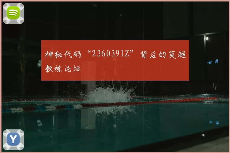 神秘代码“2360391Z”背后的英超教练论坛