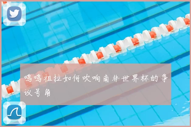 呜呜祖拉如何吹响南非世界杯的争议号角